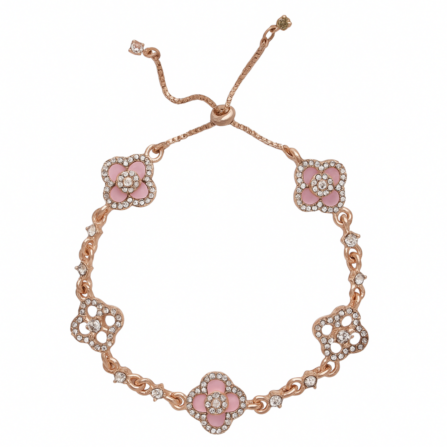 Rosélia Charm Bracelet (Pink)