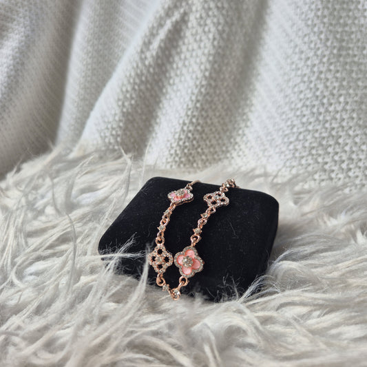 Rosélia Charm Bracelet (Pink)